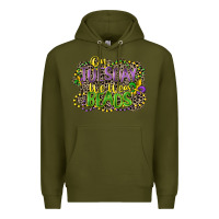 Army Green on tuesday we wear beads Premium Hoodie - CowGirlArtShop