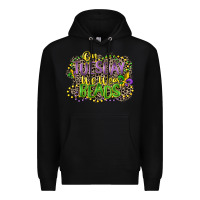 Black on tuesday we wear beads Premium Hoodie - CowGirlArtShop