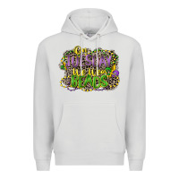 Dove Grey on tuesday we wear beads Premium Hoodie - CowGirlArtShop