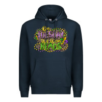 Navy on tuesday we wear beads Premium Hoodie - CowGirlArtShop