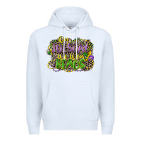 White on tuesday we wear beads Premium Hoodie - CowGirlArtShop