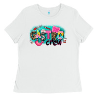 White gastro crew Ladies Tee - AdoDesignShop