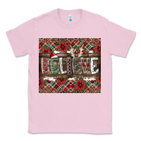 Bubblegum Pink Believe Classic Tee - CowhideDigitalArt