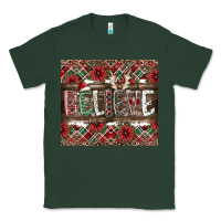 Sports Green Believe Classic Tee - CowhideDigitalArt
