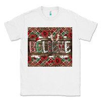 White Believe Classic Tee - CowhideDigitalArt