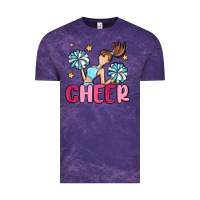 Cloud Purple cheer Vintage Tee - MaliasSmallBusiness