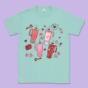 Cup Disorder Valentine's Day Classic Tee Designed By Maliassmallbusiness