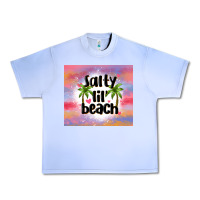 Grape Ice salty lil' beach Urban Heavy Tee - MaliasSmallBusiness