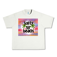 Pistachio salty lil' beach Urban Heavy Tee - MaliasSmallBusiness
