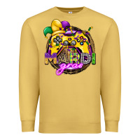 Antique Gold mardi gras gamer Premium Sweatshirt - CowGirlArtShop