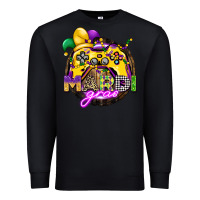 Black mardi gras gamer Premium Sweatshirt - CowGirlArtShop