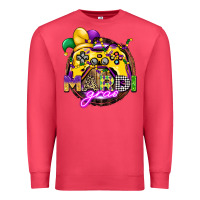 Cardinal mardi gras gamer Premium Sweatshirt - CowGirlArtShop