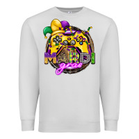 Dove Grey mardi gras gamer Premium Sweatshirt - CowGirlArtShop