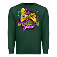 Sports Green mardi gras gamer Premium Sweatshirt - CowGirlArtShop