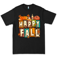 Black happy fall Premium Tee - Artiststas
