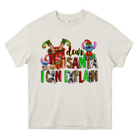 Cream cup of chocolate and  with christmas stitch elf Heavy Core Tee - AdoDesignShop