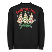 Black christmas tree junkie Heavyweight Sweatshirt - MaliasSmallBusiness
