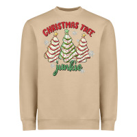 Mushroom christmas tree junkie Heavyweight Sweatshirt - MaliasSmallBusiness