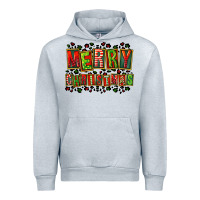 Heather Grey merry christmas Urban Hoodie - FaDigitalArtStudio