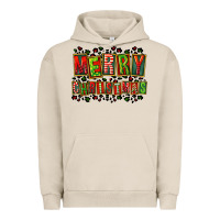 Pigment French Oak merry christmas Urban Hoodie - FaDigitalArtStudio