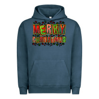 Pigment Midnight Navy merry christmas Urban Hoodie - FaDigitalArtStudio