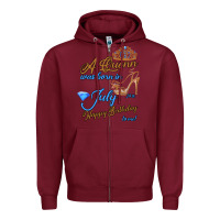 Burgundy A Queen Was Born In July 24th Happy Birthday Zipper Hoodie - Bettercallsaul