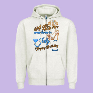 A Queen Was Born In July 24th Happy Birthday Zipper Hoodie Designed By Bettercallsaul