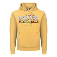 Vintage Mustard it's okay to be different Vintage Hoodie - MaliasSmallBusiness