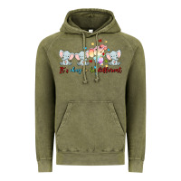Vintage Olive it's okay to be different Vintage Hoodie - MaliasSmallBusiness