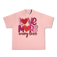 Salmon love more worry less Urban Heavy Tee - MaliasSmallBusiness