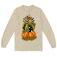 Mushroom pumpkin polka dot, sunflower Long Sleeve Tee - JahusDesignShop
