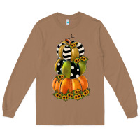Toasted Coconut pumpkin polka dot, sunflower Long Sleeve Tee - JahusDesignShop