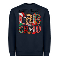 Navy santa s favorite lab crew Heavyweight Sweatshirt - MaliasSmallBusiness