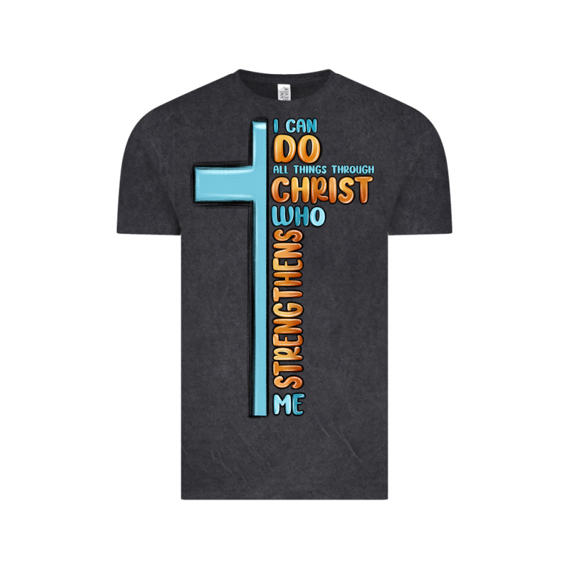 I Can Do All Things Through Christ Who Strengthens Vintage Tee by MaliasSmallBusiness | Teevron
