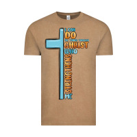 Vintage Coffee i can do all things through christ who strengthens Vintage Tee - MaliasSmallBusiness