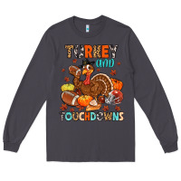 Smoke turkey and touchdowns Long Sleeve Tee - MaliasSmallBusiness
