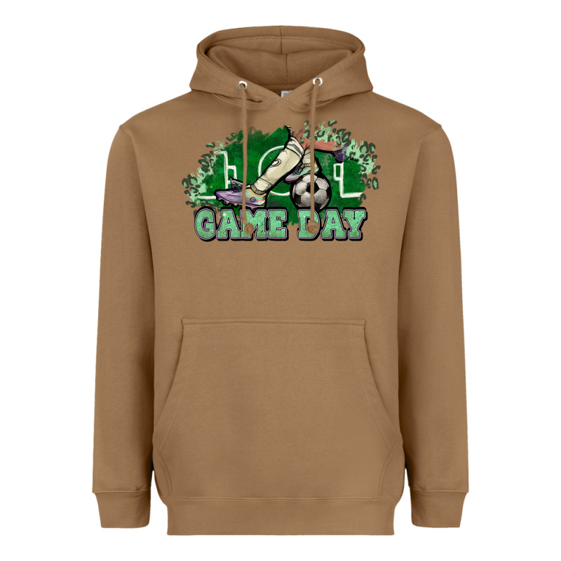 Game Day Soccer Heavyweight Hoodie by HowdyJamesFarm | Teevron