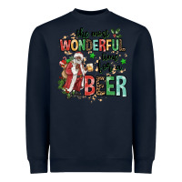 Navy the most wonderful time for a beer Heavyweight Sweatshirt - MaliasSmallBusiness