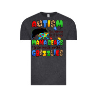 Vintage Black autism the journey that turns mama bears Vintage Tee - JahusDesignShop
