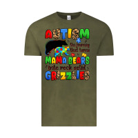 Vintage Olive autism the journey that turns mama bears Vintage Tee - JahusDesignShop