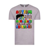 Vintage Zinc autism the journey that turns mama bears Vintage Tee - JahusDesignShop