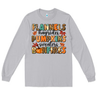 Moon Dust flannels hayrides pumpkinsbonfires Long Sleeve Tee - MaliasSmallBusiness