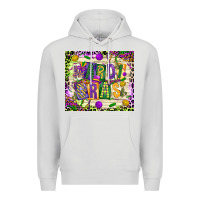 Dove Grey mardi gras Premium Hoodie - CowGirlArtShop