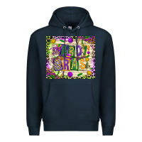 Navy mardi gras Premium Hoodie - CowGirlArtShop