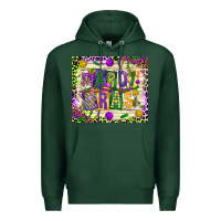 Sports Green mardi gras Premium Hoodie - CowGirlArtShop