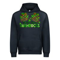 Navy Shake Your Shamrocks Urban Hoodie - FaDigitalArtStudio
