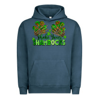 Pigment Midnight Navy Shake Your Shamrocks Urban Hoodie - FaDigitalArtStudio