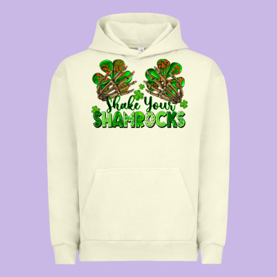 Shake Your Shamrocks Urban Hoodie Designed By Fadigitalartstudio
