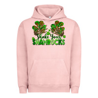 Pigment Salmon Shake Your Shamrocks Urban Hoodie - FaDigitalArtStudio