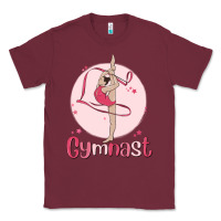 Burgundy gymnast Classic Tee - MaliasSmallBusiness